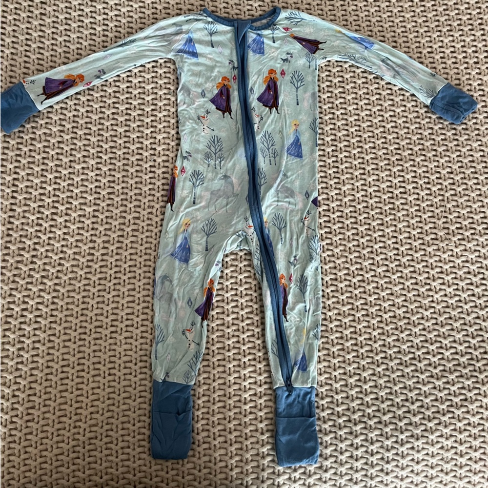 Little Sleepies Frozen print - 12-18 months